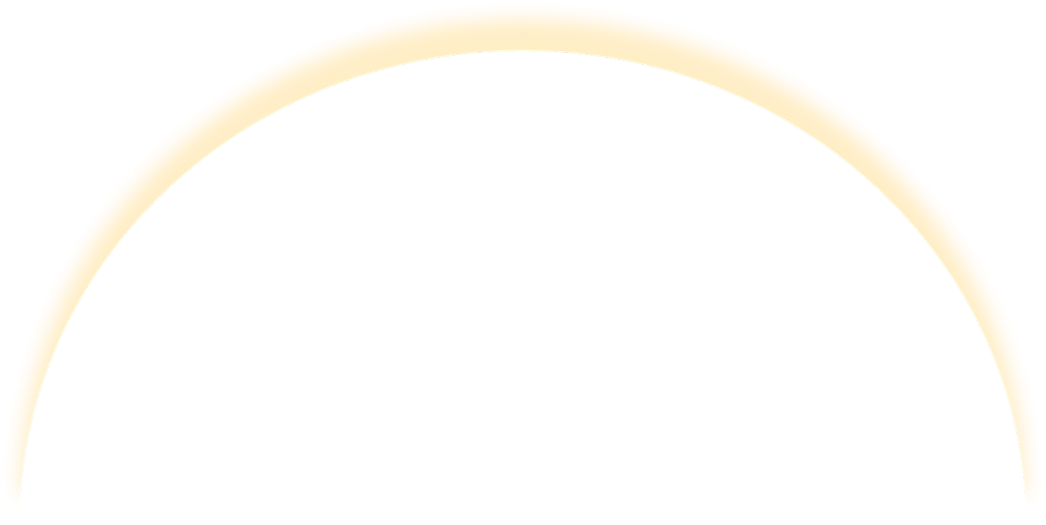 Curved yellow shape on a black background