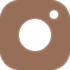 Instagram logo in a brown color scheme